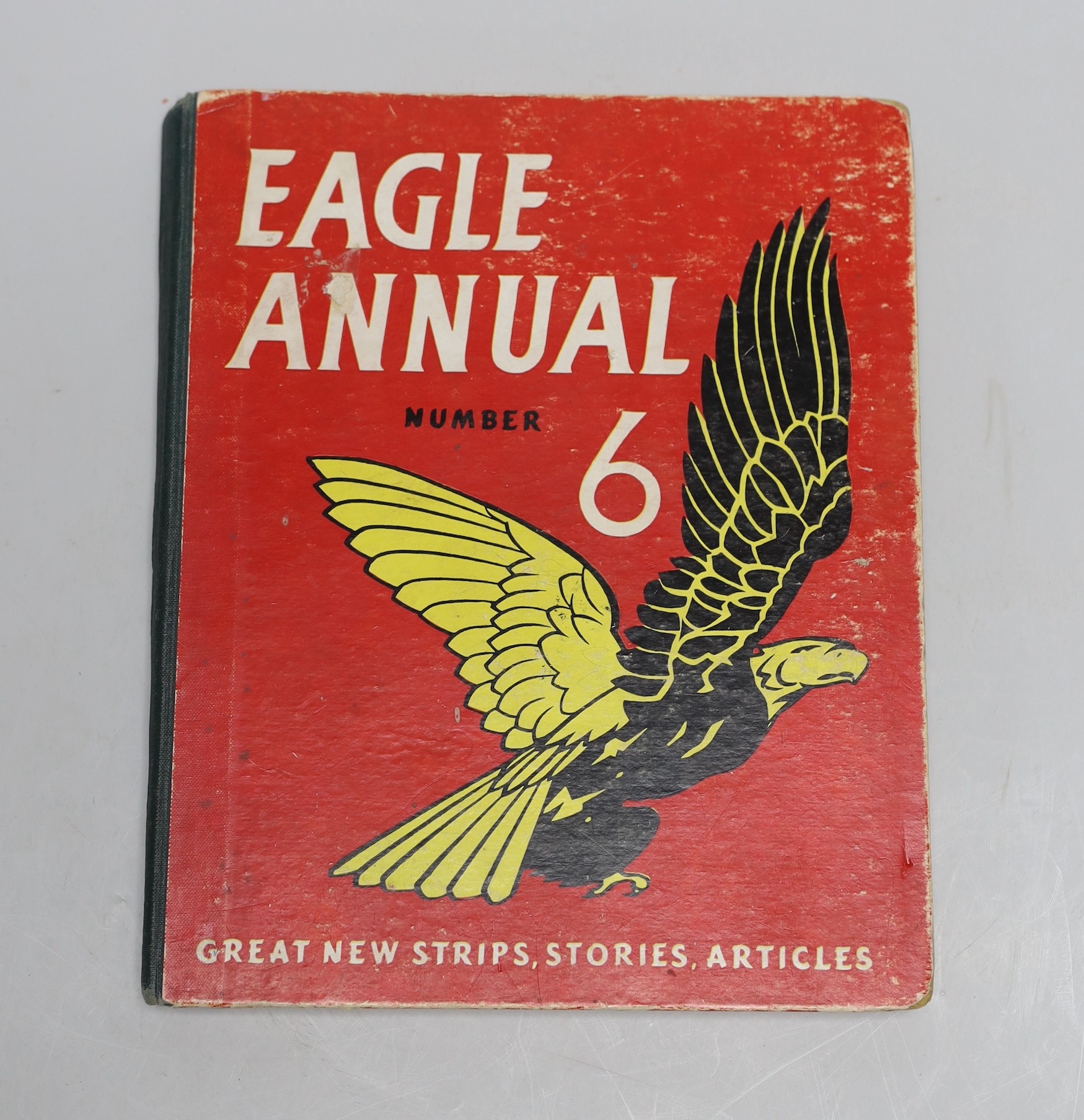 Five Eagle annuals, numbers: 1, 2, 4, 5 and 6